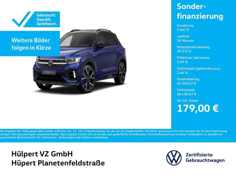 Volkswagen T-Roc 2.0 R 4X4 AKRAPOVIC LEDER PANO AHK CAM 19Z