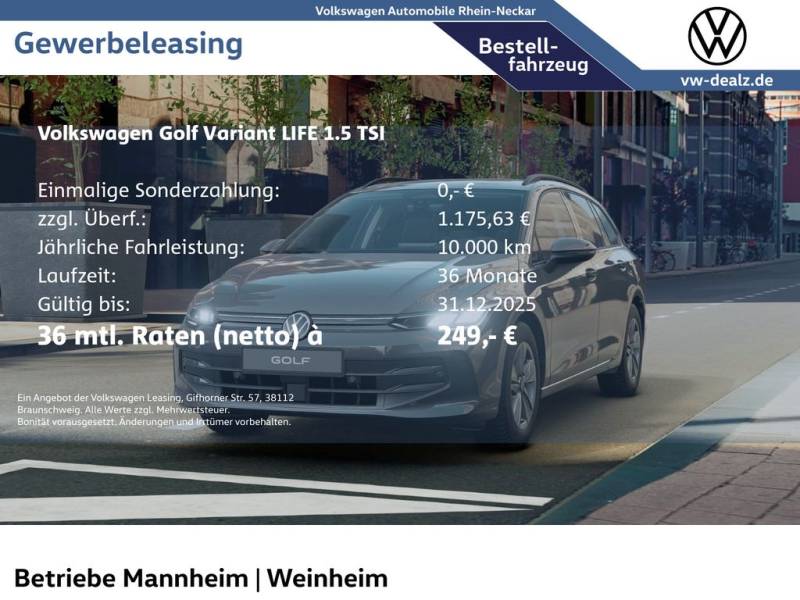 Volkswagen Golf Variant Life 1.5 TSI Klima ACC LED DAB  ALU