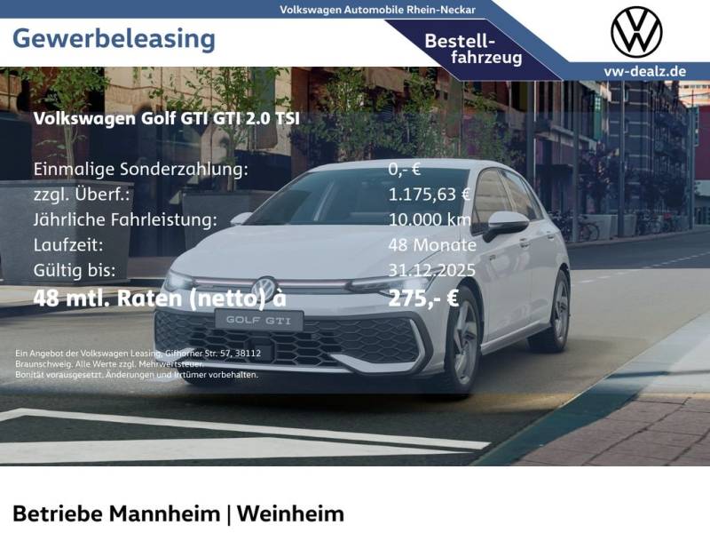 Volkswagen Golf GTI 2.0 TSI OPF DSG LED Kamera App-Connect