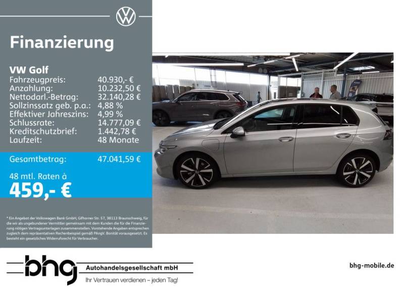 Volkswagen Golf 1.5 eHybrid OPF DSG Style
