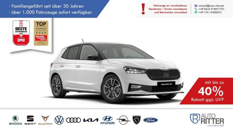 Skoda Fabia Monte Carlo Plus ACC-RFK-LED-Carplay-Kl...