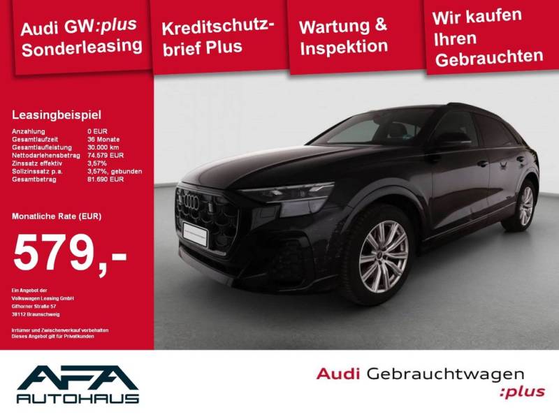 Audi Q8 50 TDI qu. tiprtr. S-Line*Pano*AHK*Luft*22''