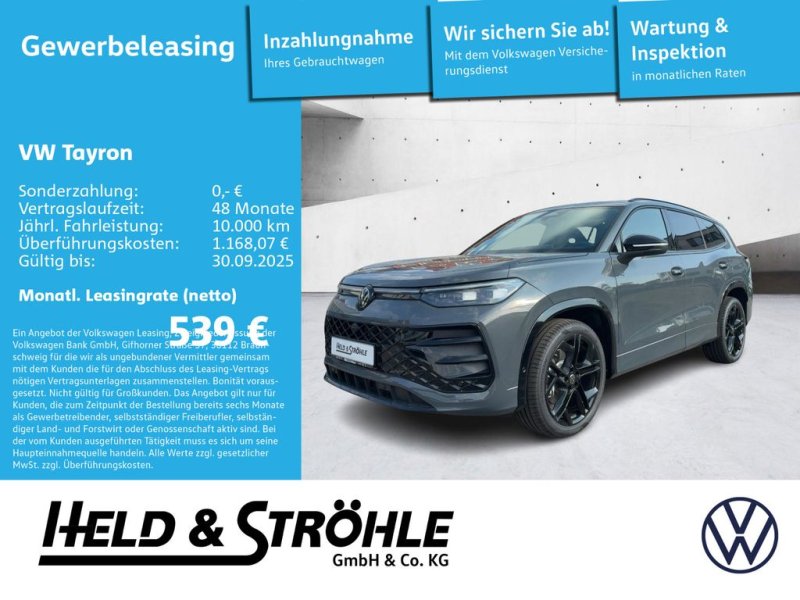 Volkswagen Tayron R-Line 2,0 DSG IQ-Drive BLK WR AHK HUD