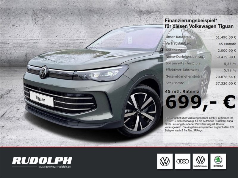 Volkswagen Tiguan 2.0 TDI Elegance 4Motion DSG HUD LED Navi