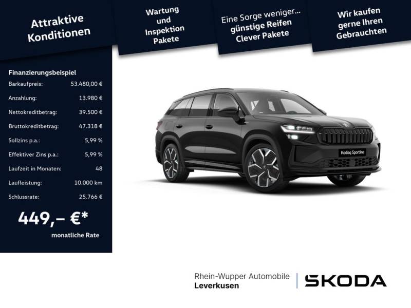 Skoda Kodiaq Sportline VIRT APP-CONNECT MEMORY KEYLESS