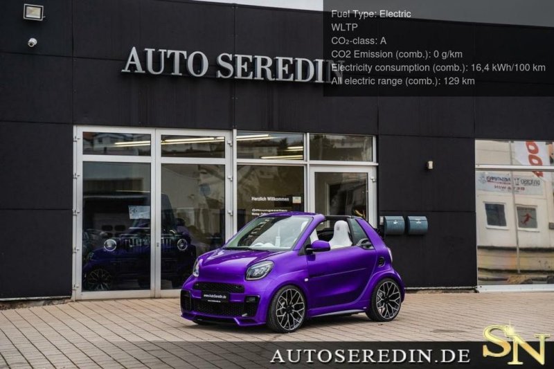 Smart BRABUS Ultimate E 1 OF 50 LAMBORGHINI VIOLA PARS