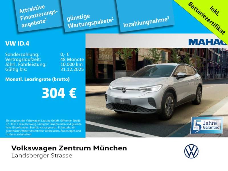 Volkswagen ID.4 Pro WärmePumpe CCS Navi LED Alu19HamarGRAPH
