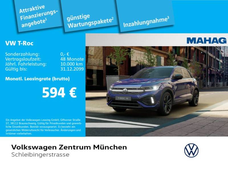 Volkswagen T-Roc R 2.0 TSI NaviPro-IQ.LIGHT-AHK-Pano-ACC