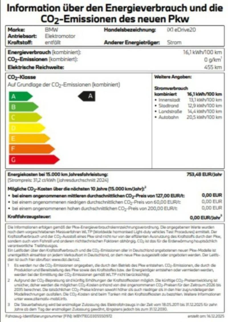 BMW iX1 eDrive20 M Sportpaket *NEUJAHRSAKTION*