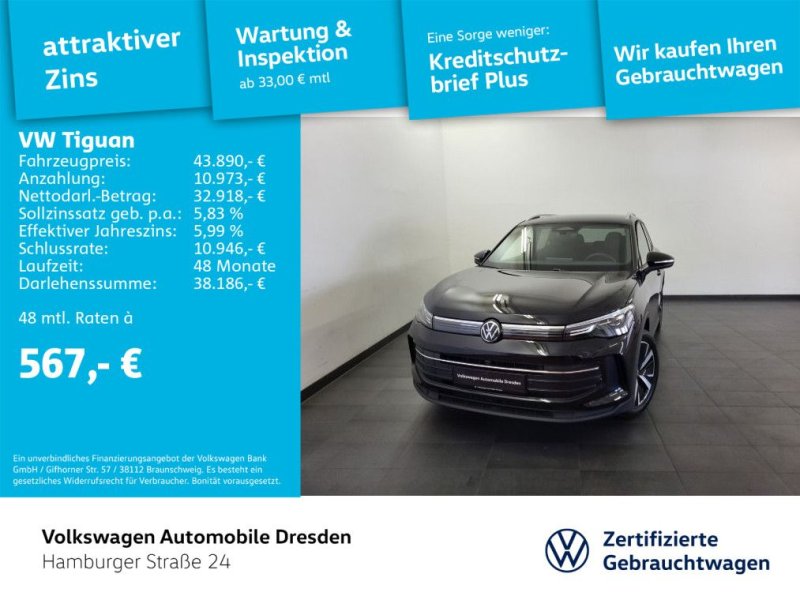 Volkswagen Tiguan Life 2.0 TDI SCR 7-Gang-DSG