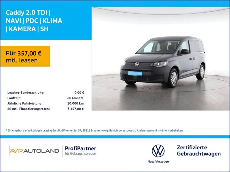 Volkswagen Caddy 2.0 TDI - NAVI - PDC - KLIMA - KAMERA - SH