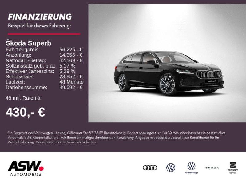 Skoda Superb Combi LandK 1,5 TSI iV 204PS DSG Pano AHK