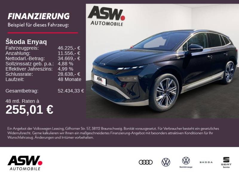 Skoda Enyaq 60 204PS 20" ACC Kamera SHZ Matrix-LED AHK