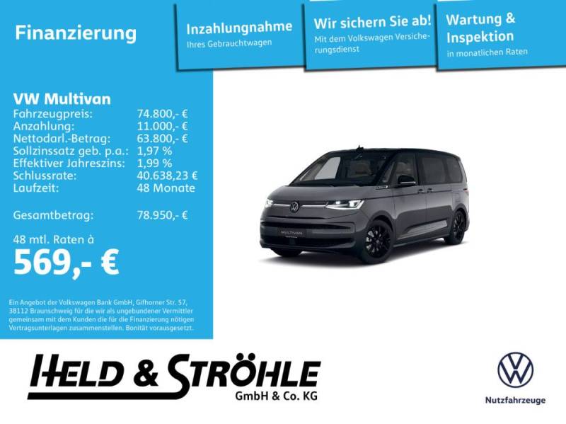 Volkswagen T7 Multivan Life Edition TDI DSG kurzer Überhang