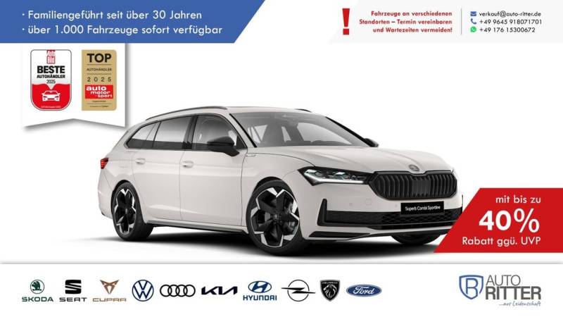 Skoda Superb Combi Sportline ACC-HuD-AHK-RFK-PANO-L...