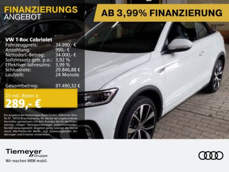 Volkswagen T-Roc Cabriolet 1.5 TSI DSG R-LINE LM19 MATRIX K
