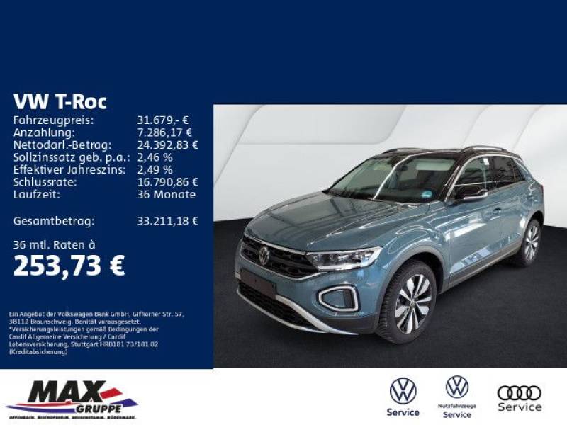 Volkswagen T-Roc 2.0 TDI DSG GOAL LED+ACC+AHK+NAVI+APP+