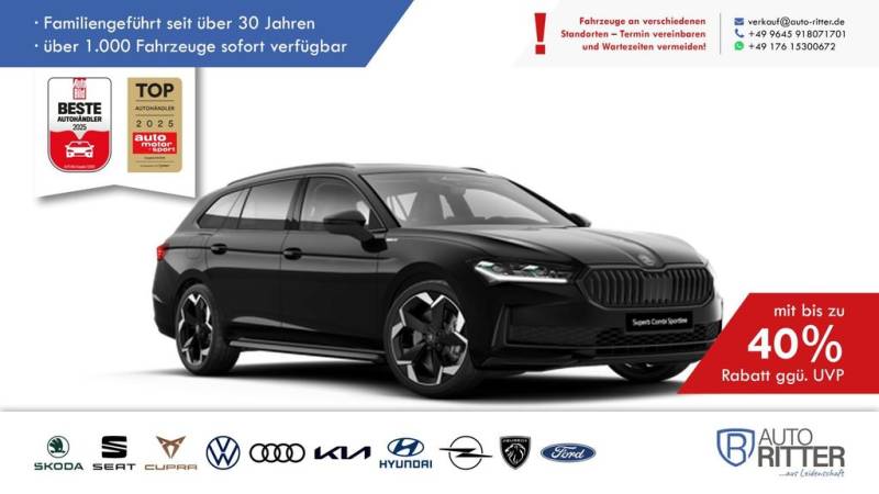Skoda Superb Combi Sportline ACC-HuD-AHK-RFK-PANO-L...
