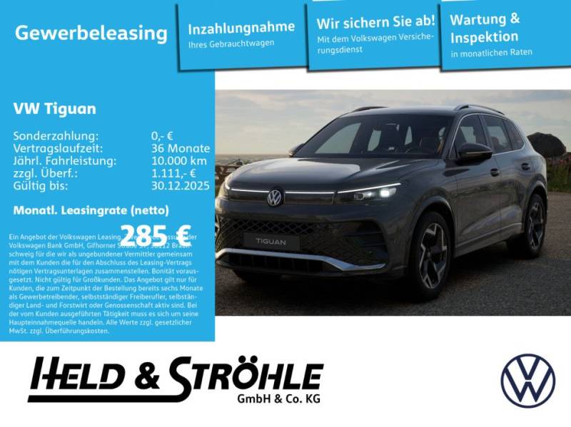 Volkswagen Tiguan R-Line 2.0l TDI SHZ EasyOpen RFK ACC APP