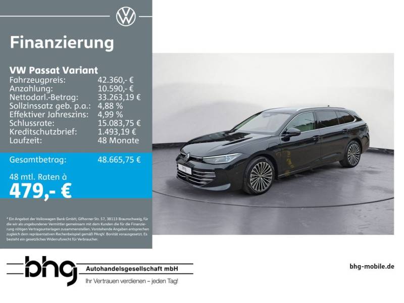 Volkswagen Passat Variant 1.5 e-Hybrid OPF DSG Elegance Nav
