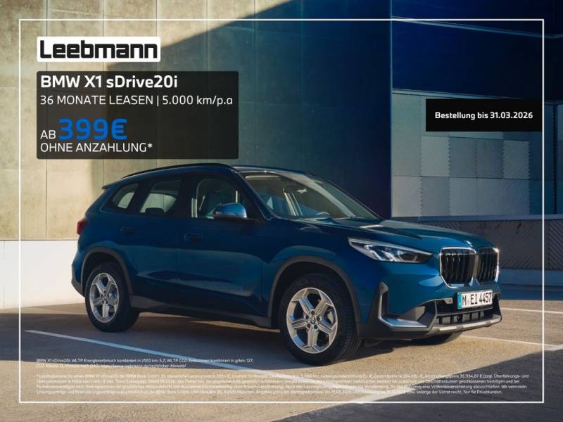 BMW X1 sDrive20i Bestellaktion! Jahresstart!