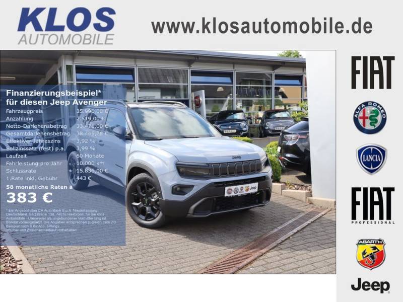 Jeep Avenger OVERLAND 1.2 4xe HYBRID 145 PS DCT6 KOMF