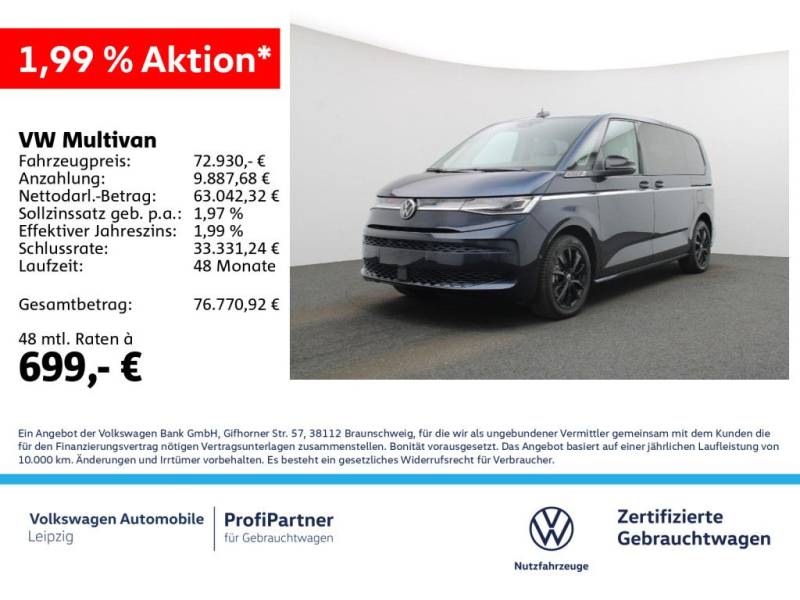 Volkswagen T7 Multivan 1.5 TSI eHybrid Style 4M *AHK*Matrix