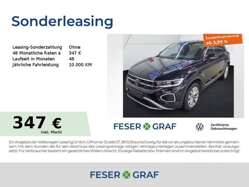 Volkswagen T-Roc Style 1.5 TSI DSG Navi AHK LED DigiCockpit