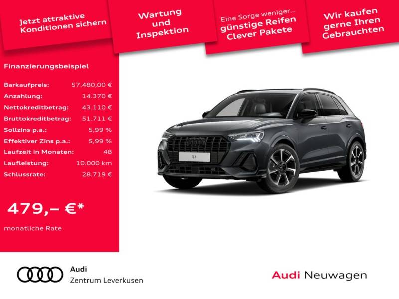 Audi Q3 35 TFSI S line PANO AHK LED ACC KAM SHZ KLIMA