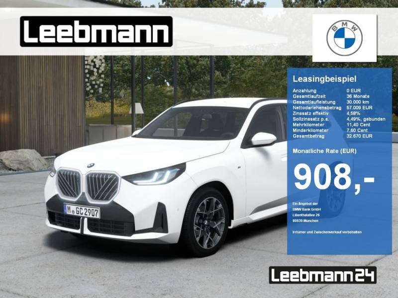 BMW X3 20d xDrive M-Sportpaket AHK/IconicGlow/HK-HiF