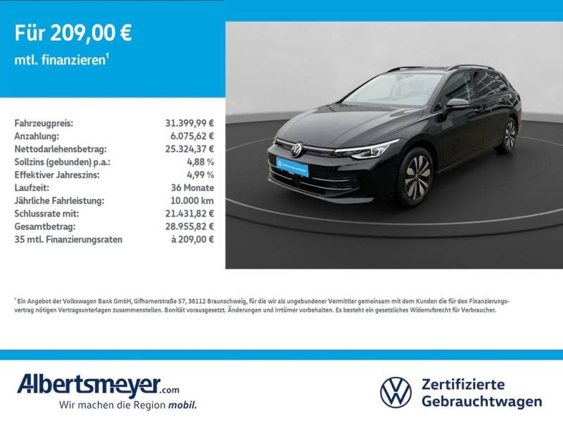 Volkswagen Golf VIII Variant 1.5 TSI GOAL +ACC+NAVI+LED+AHK