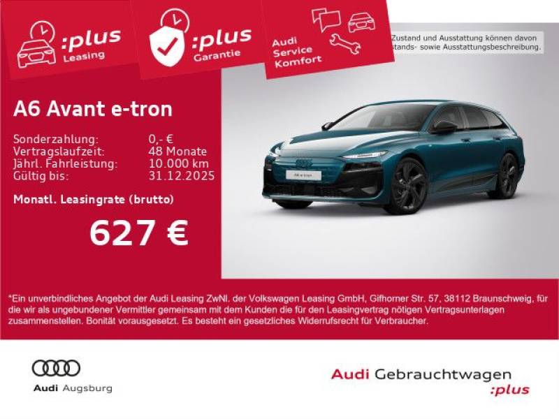 Audi A6 Avant e-tron 2x S line*Wärmep*AHK*HdUp*8-fach
