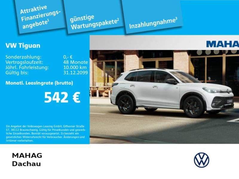 Volkswagen Tiguan R-Line 2.0 TDI 4M Navi-Pano-AHK-HeadUp