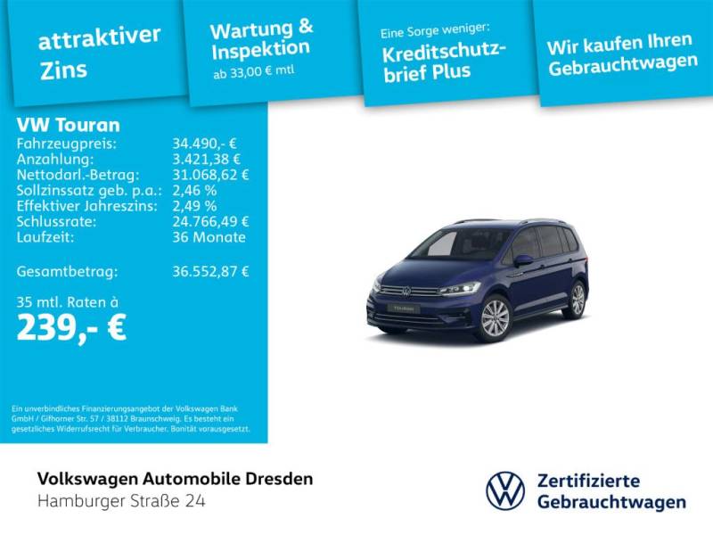 Volkswagen Touran Comfortline 1.5 TSI