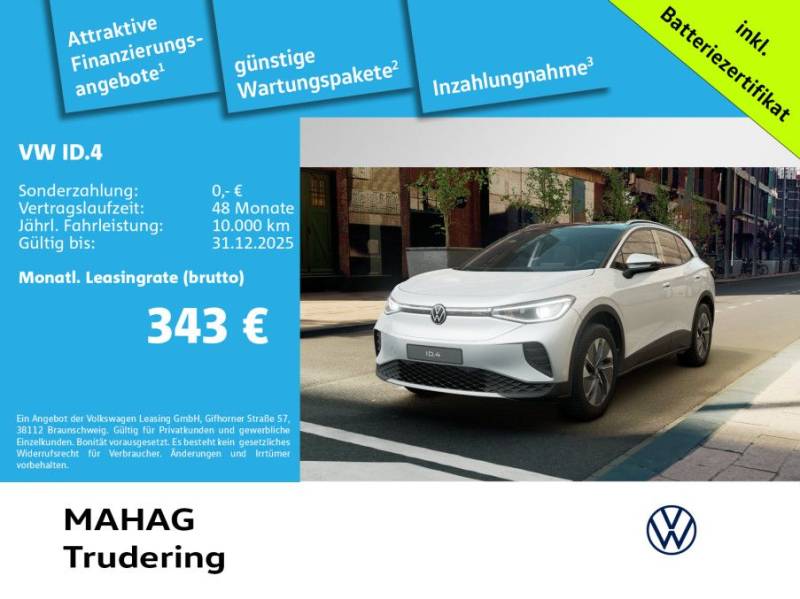 Volkswagen ID.4 Pure CCS WärmePumpe Navi LED Alu19HarmaGRAP