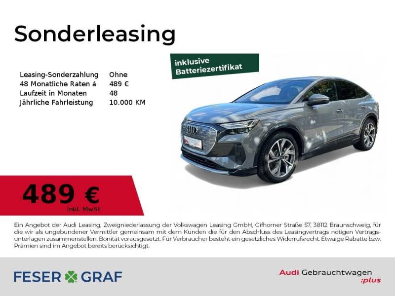 Audi Q4 Sportback 45 e-tron quattro Matrix/ACC/Navi/K