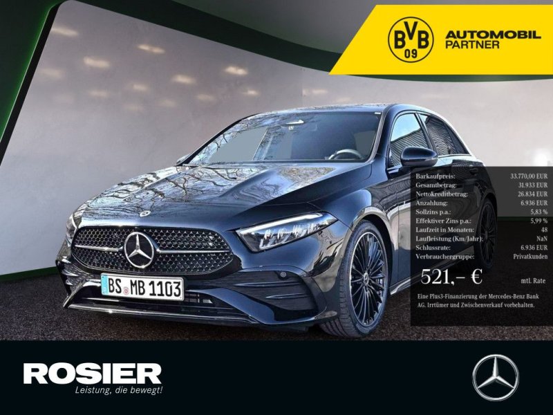 Mercedes-Benz A 180 Kompaktlimousine Night Distr Standhz LED K