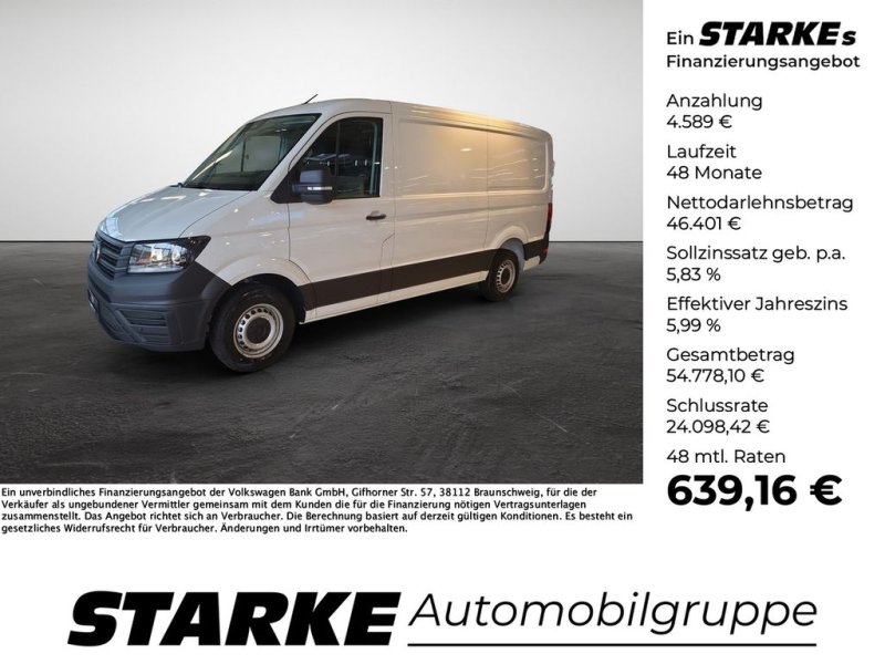 Volkswagen Crafter 35 Kasten 2.0 TDI mittellang  AHK Kamera