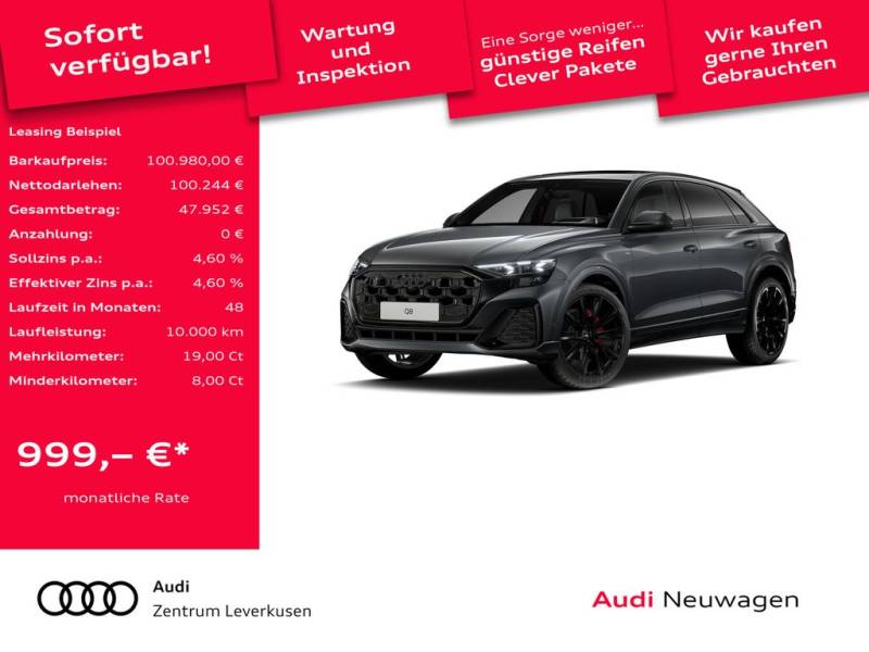 Audi Q8 TDI S line business PANO KAM360° ACC NAVI