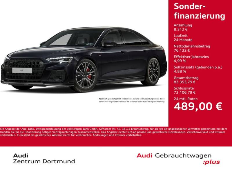 Audi A8 60 quattro HYBRID S LINE PANO BandO 360CAM LM20
