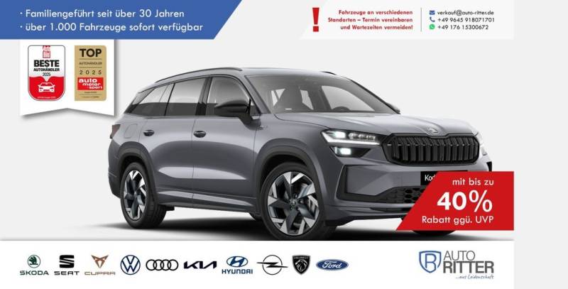 Skoda Kodiaq Sportline ACC-AHK-RFK-PANO-LED-Carplay...
