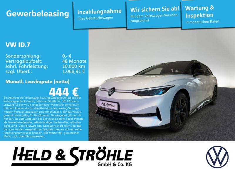 Volkswagen ID.7 Tourer Pro 210kW AHK IQ-Drive WKR BLK Wärme