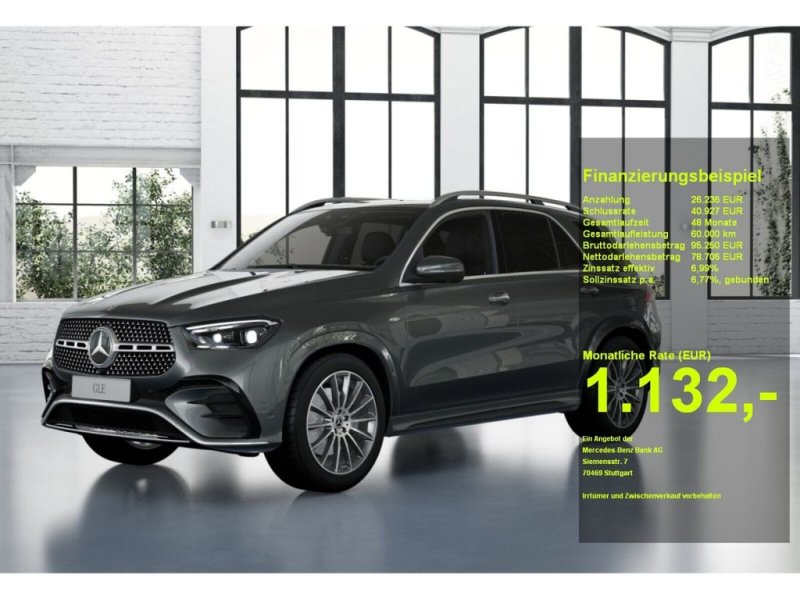 Mercedes-Benz GLE 350 de 4M #AMG #PANO #AHK #BURMESTER #360°