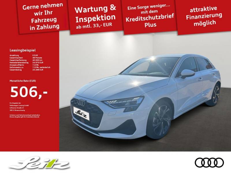 Audi A3 Sportback 1.5 TFSI DSG Sportback Einparkhilfe
