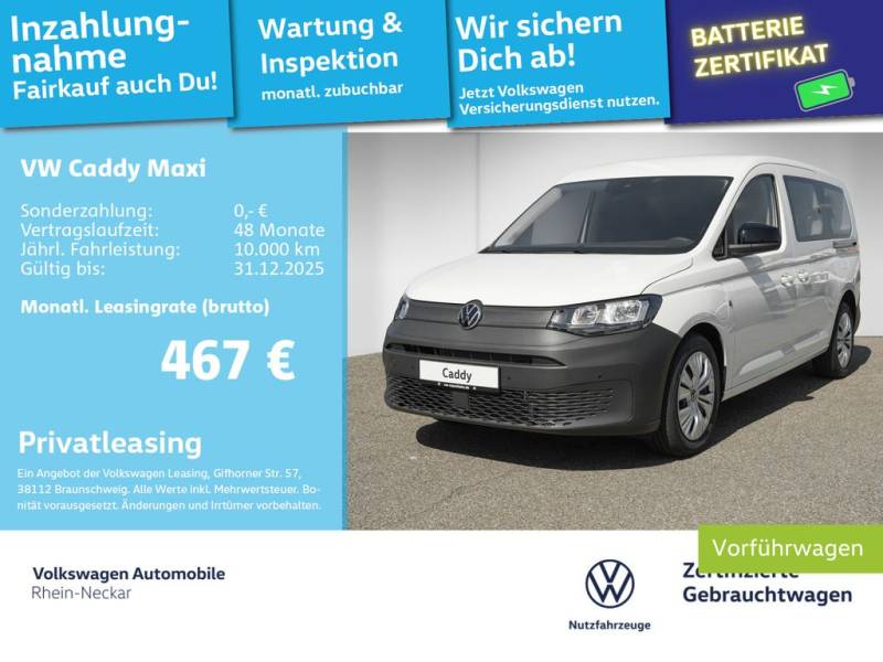Volkswagen Caddy Maxi 1.5 TSI eHybrid OPF 7-Sitze Klima DAB