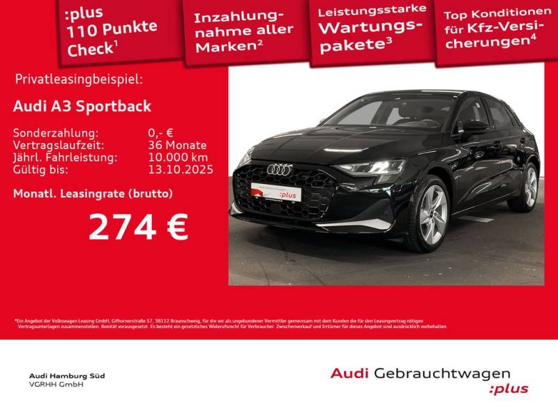 Audi A3 Sportback 35 TFSI advanced S tronic Navi Kame