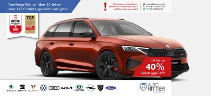 Skoda Octavia Combi RS ACC-AHK-RFK-LED-Navi-Carplay...