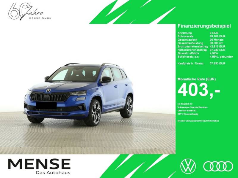 Skoda Karoq 1.5 TSI ACT Sportline Matrix-AHK-Pano-SD