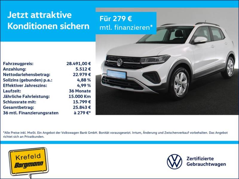 Volkswagen T-Cross 1.5 TSI Life LED ACC NAVI SHZ PDC KLIMA