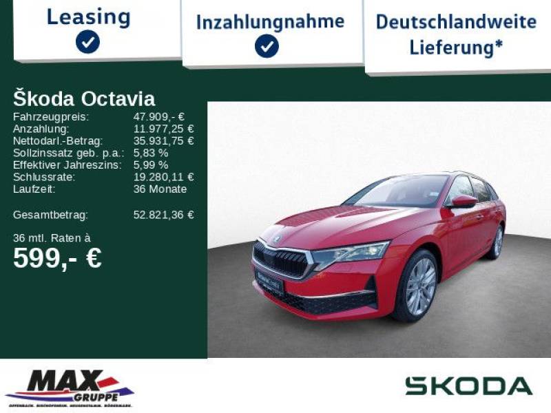 Skoda Octavia Combi 1.5TSI mHEV110kW Selection 360°KAM